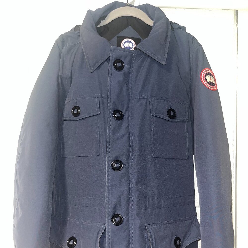 Canada Goose Men's Banff Parka, Navy, Size Small (S), Used, excellent condition